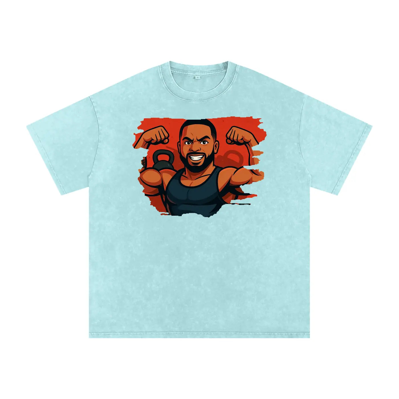 Acid Wash Oversize FLEX T-Shirt - FLEX