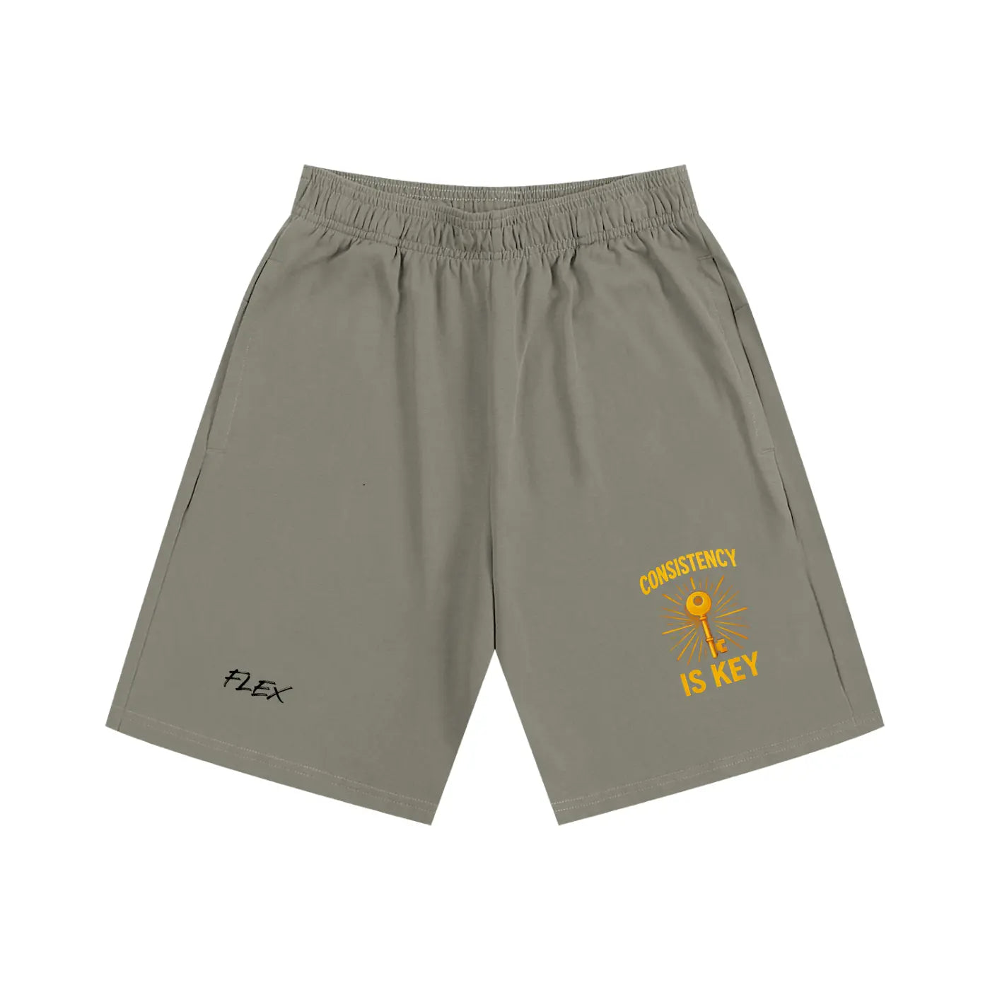 Essential Heavyweight Cotton FLEX Shorts.