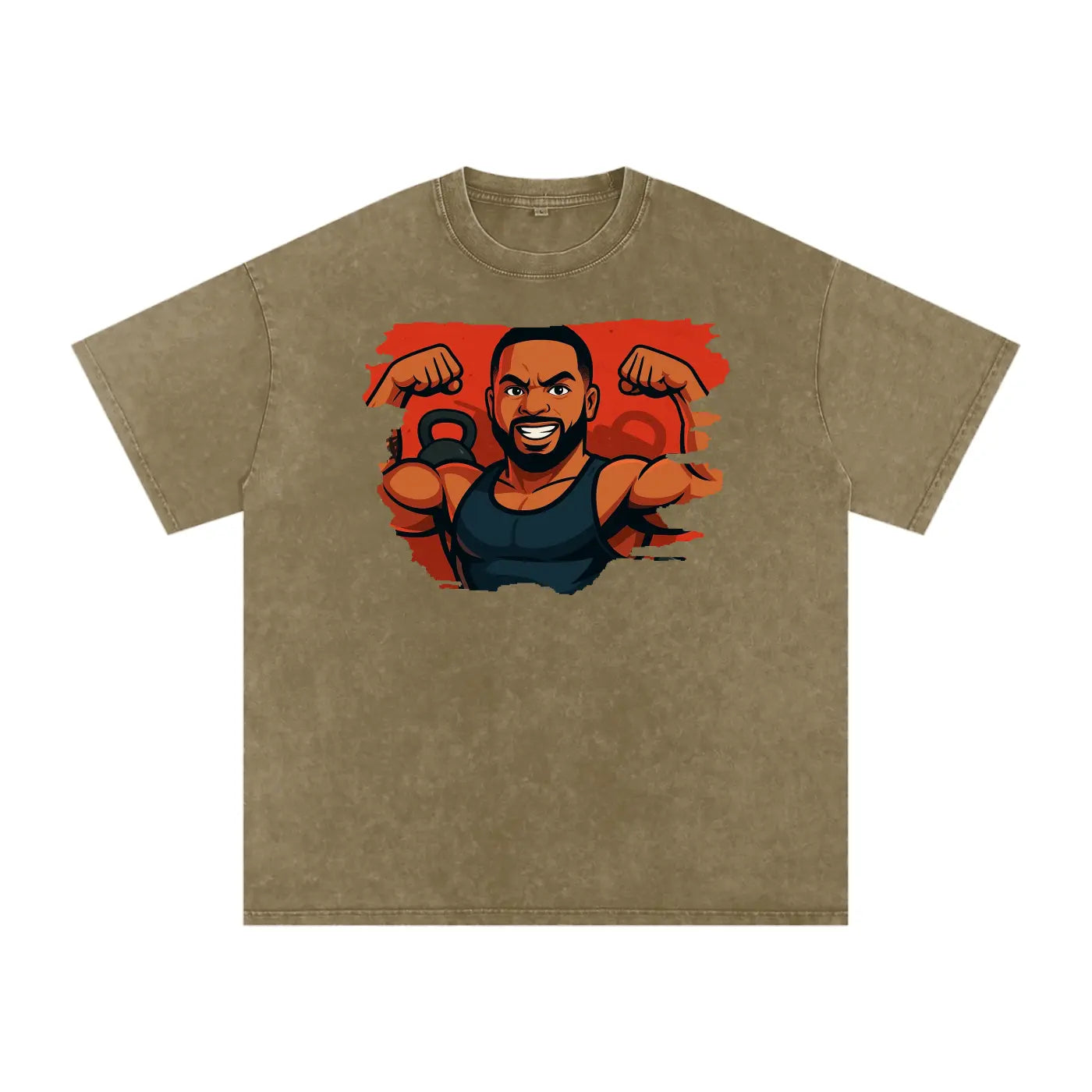 Acid Wash Oversize FLEX T-Shirt - FLEX