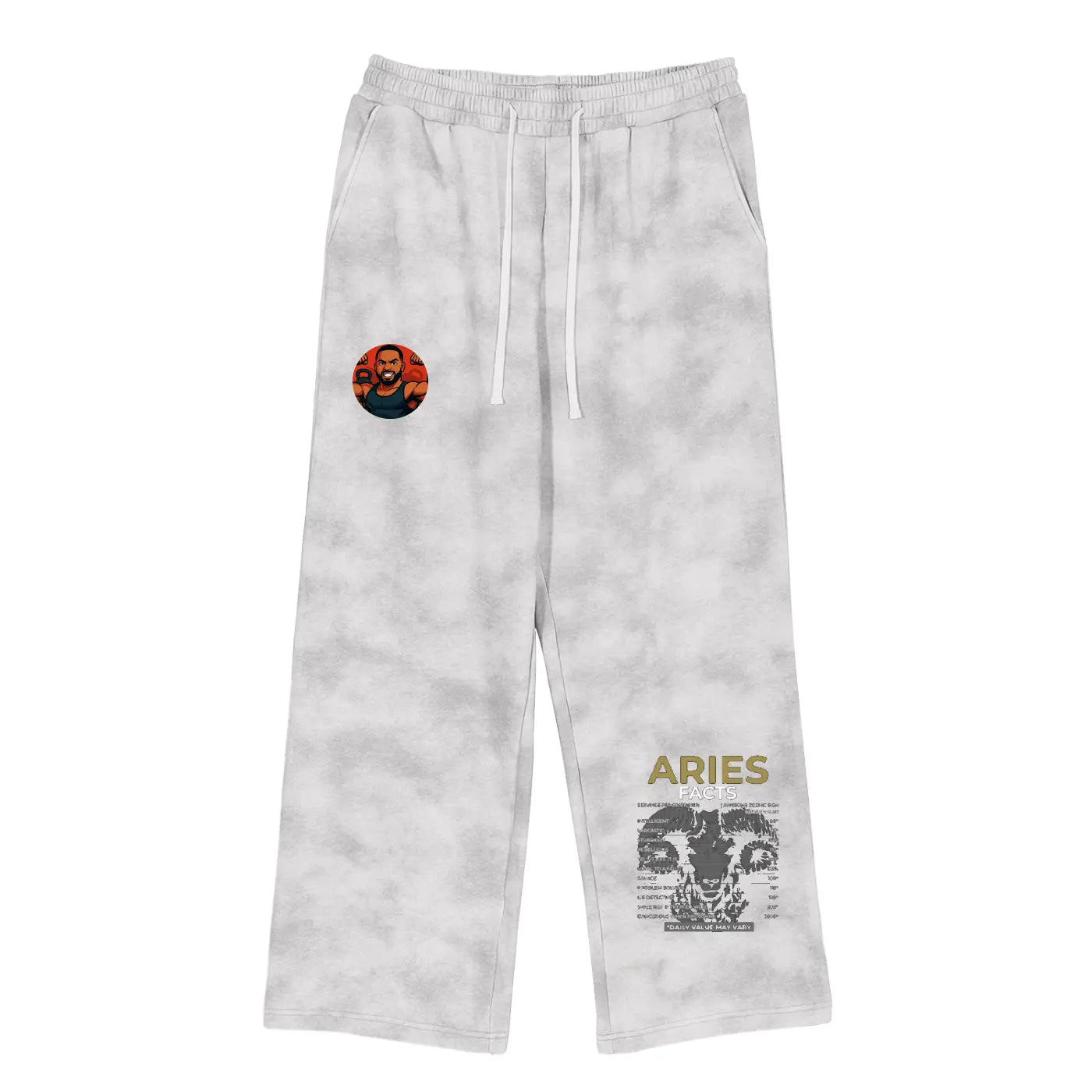 FLEX ARIES Dirty Washed Fleece Sweatpants.