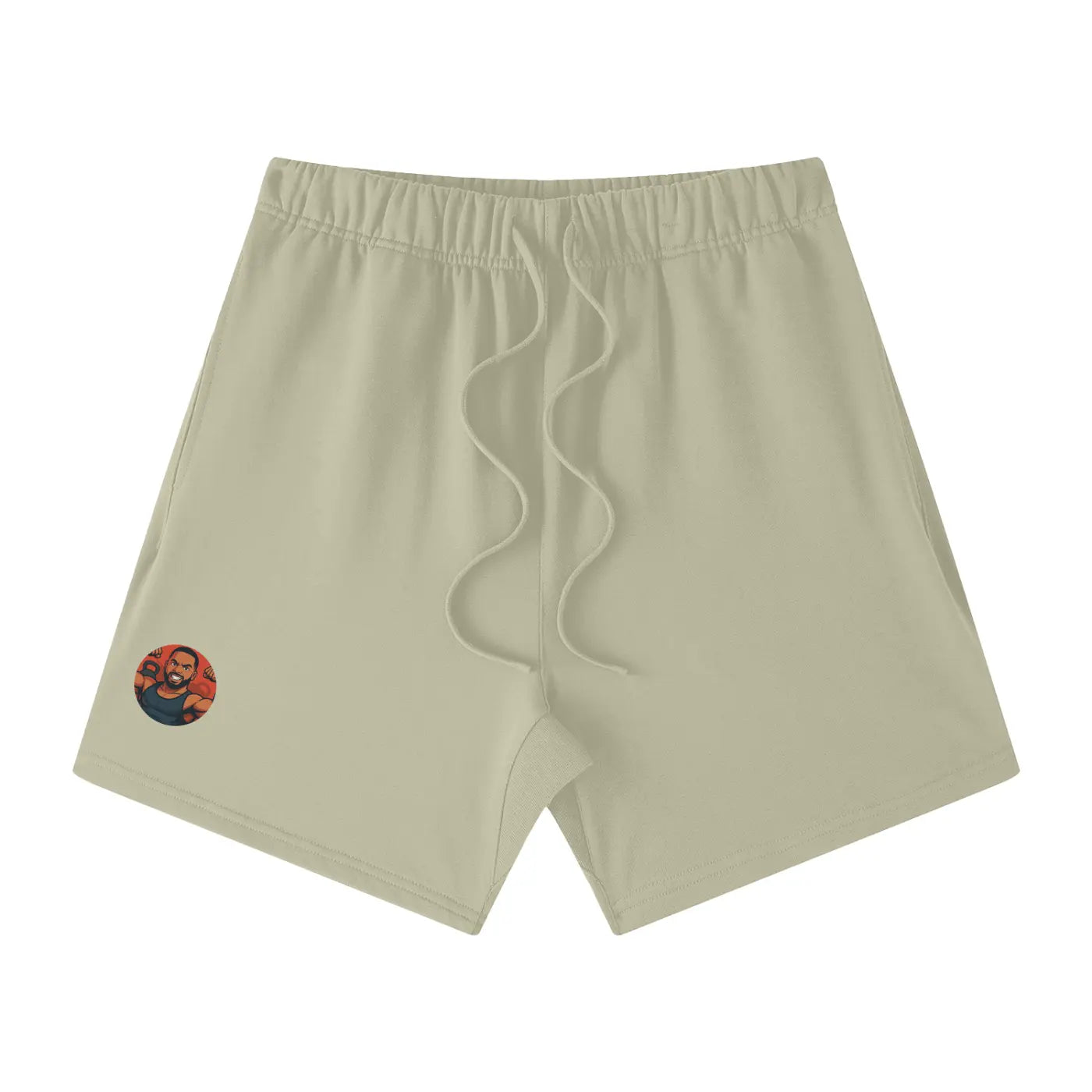 Earth Tone Loose Fit 100% Cotton FLEX Shorts - FLEX