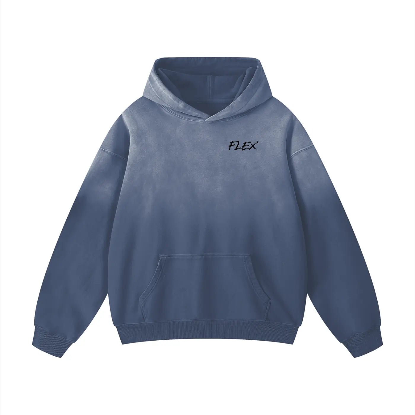 Heavyweight Sunfade Oversized FLEX Hoodie.