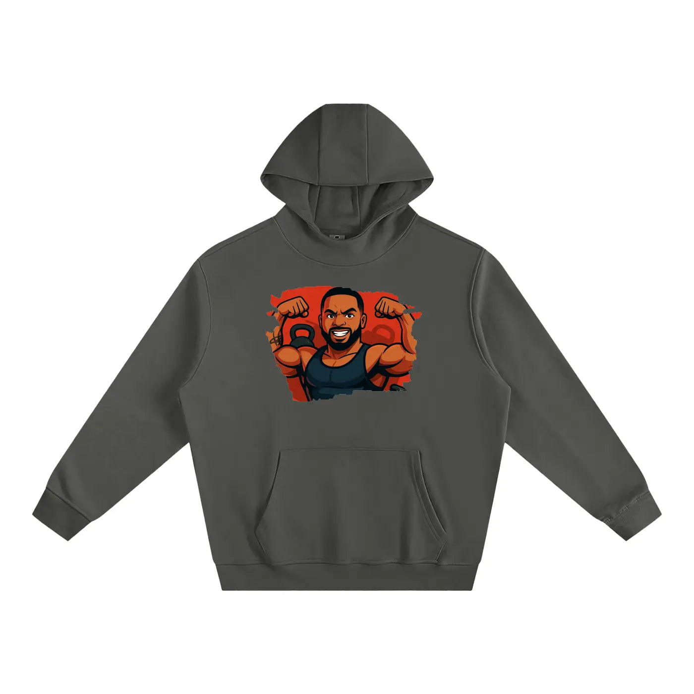 Fleeced High Neck FLEX Hoodie.