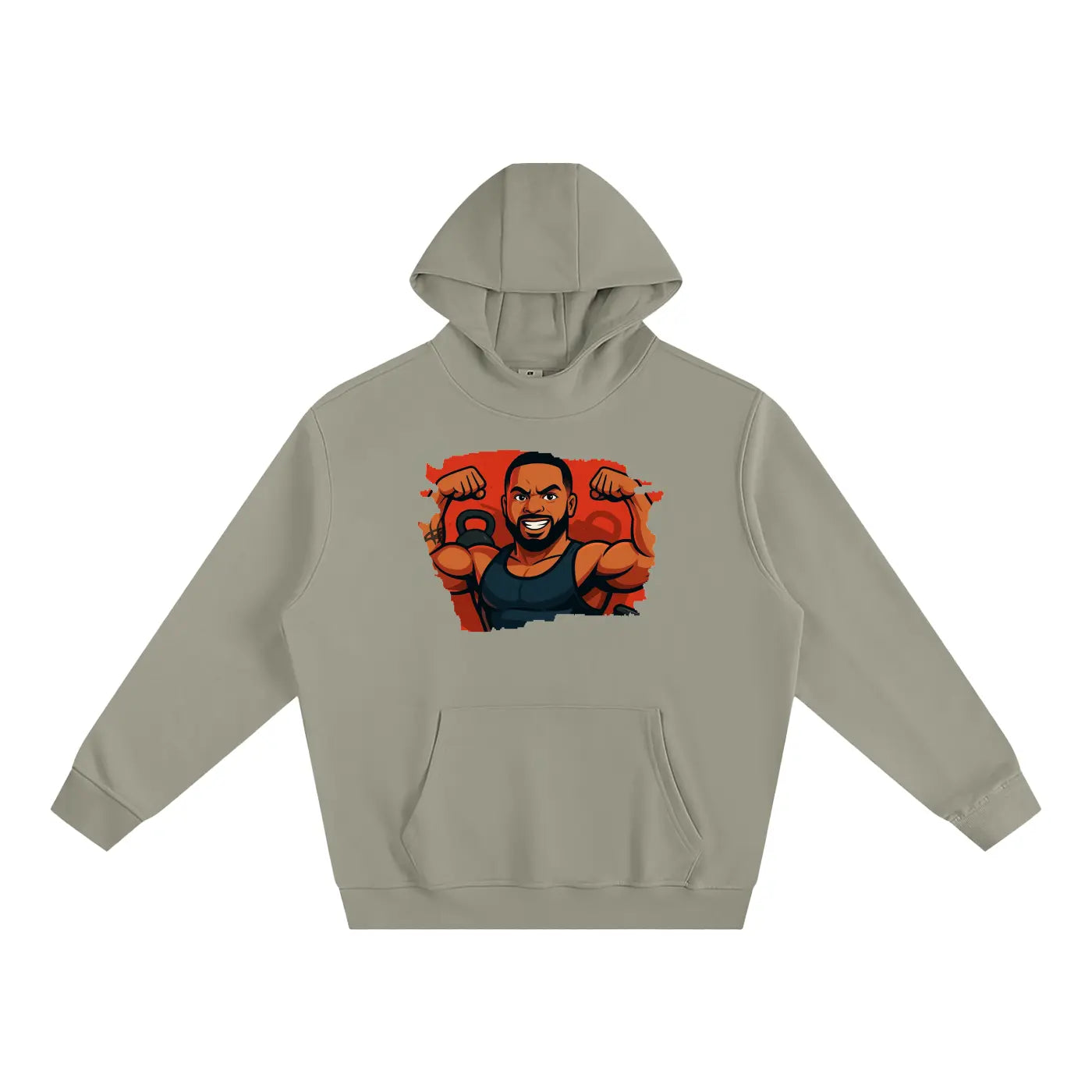 Fleeced High Neck FLEX Hoodie - FLEX
