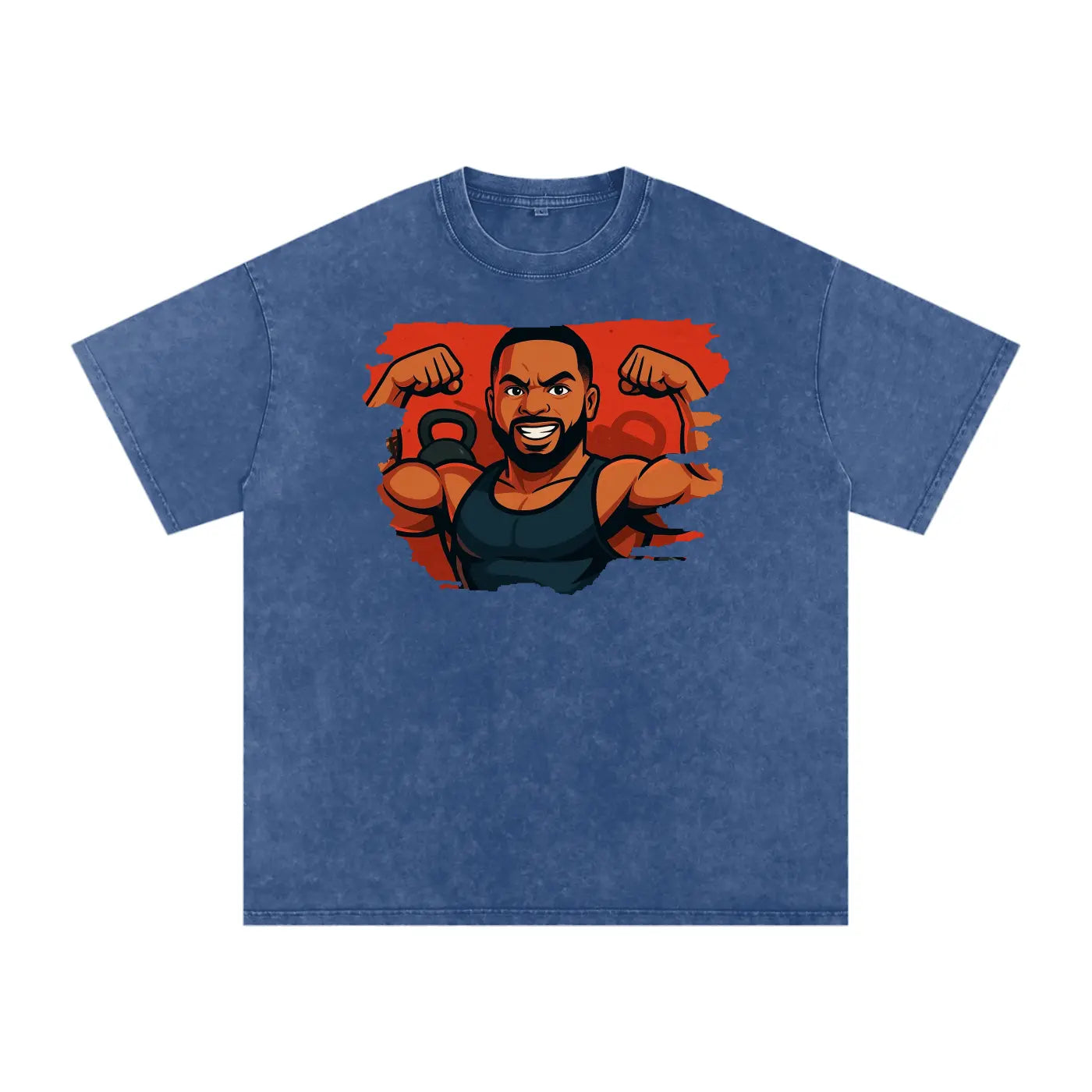 Acid Wash Oversize FLEX T-Shirt - FLEX