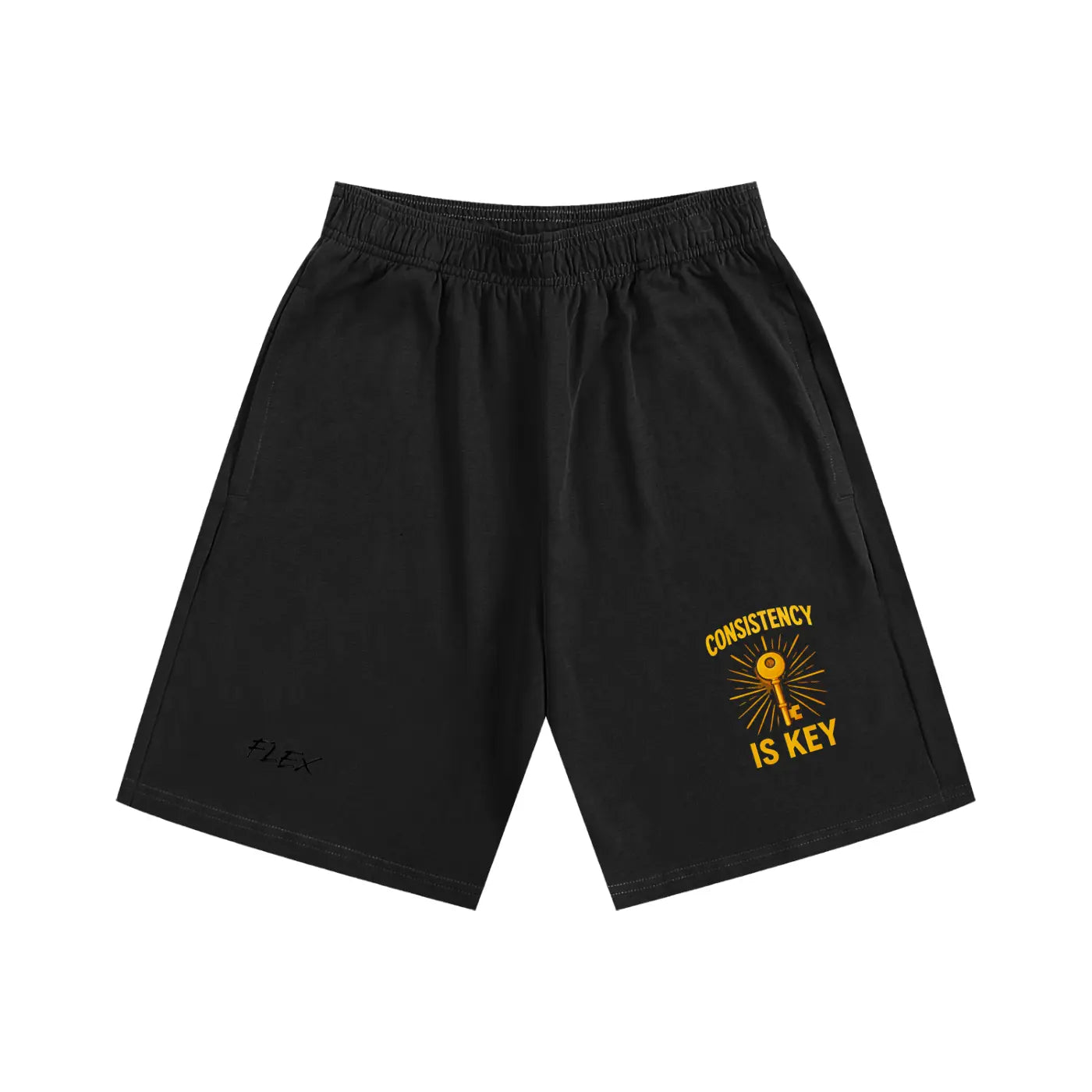 Essential Heavyweight Cotton FLEX Shorts.