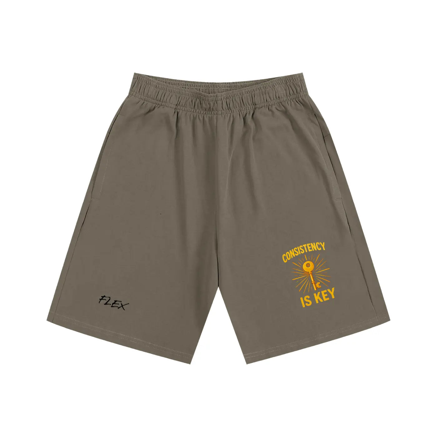 Essential Heavyweight Cotton FLEX Shorts.