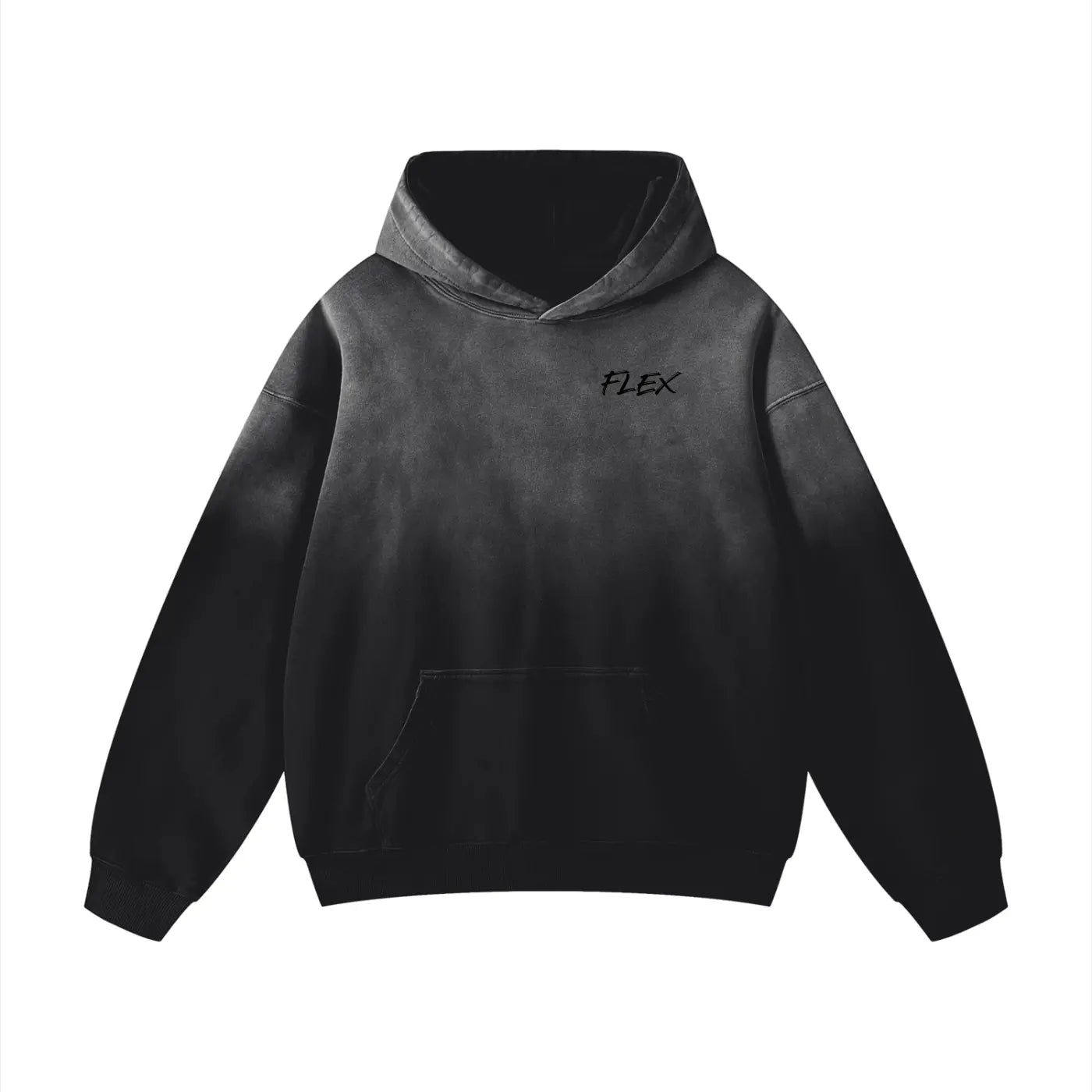 Heavyweight Sunfade Oversized FLEX Hoodie.