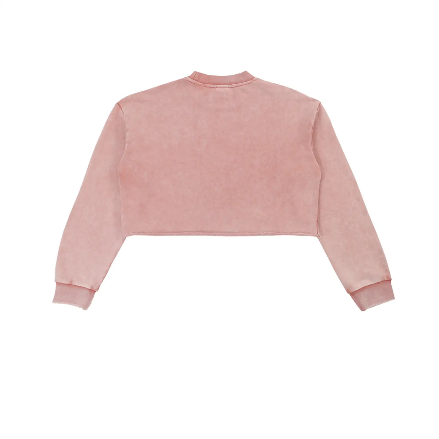 Snow Washed Raw Edge Cropped FLEX Sweatshirt.