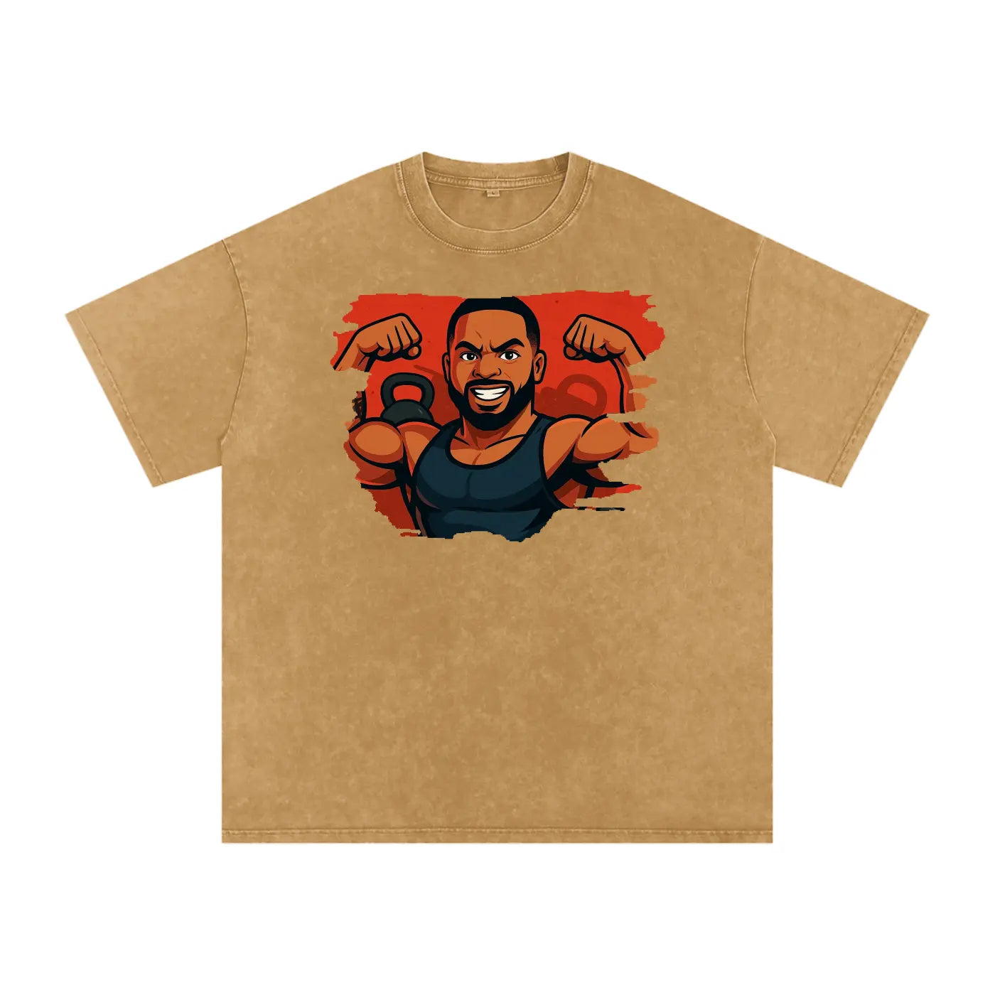 Acid Wash Oversize FLEX T-Shirt - FLEX