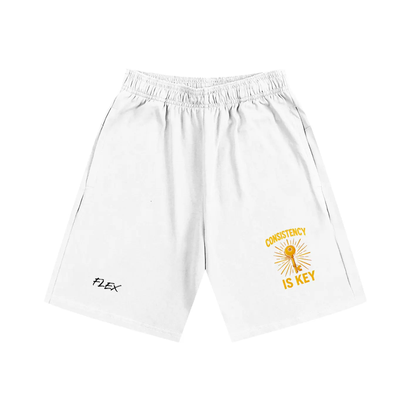 Essential Heavyweight Cotton FLEX Shorts.