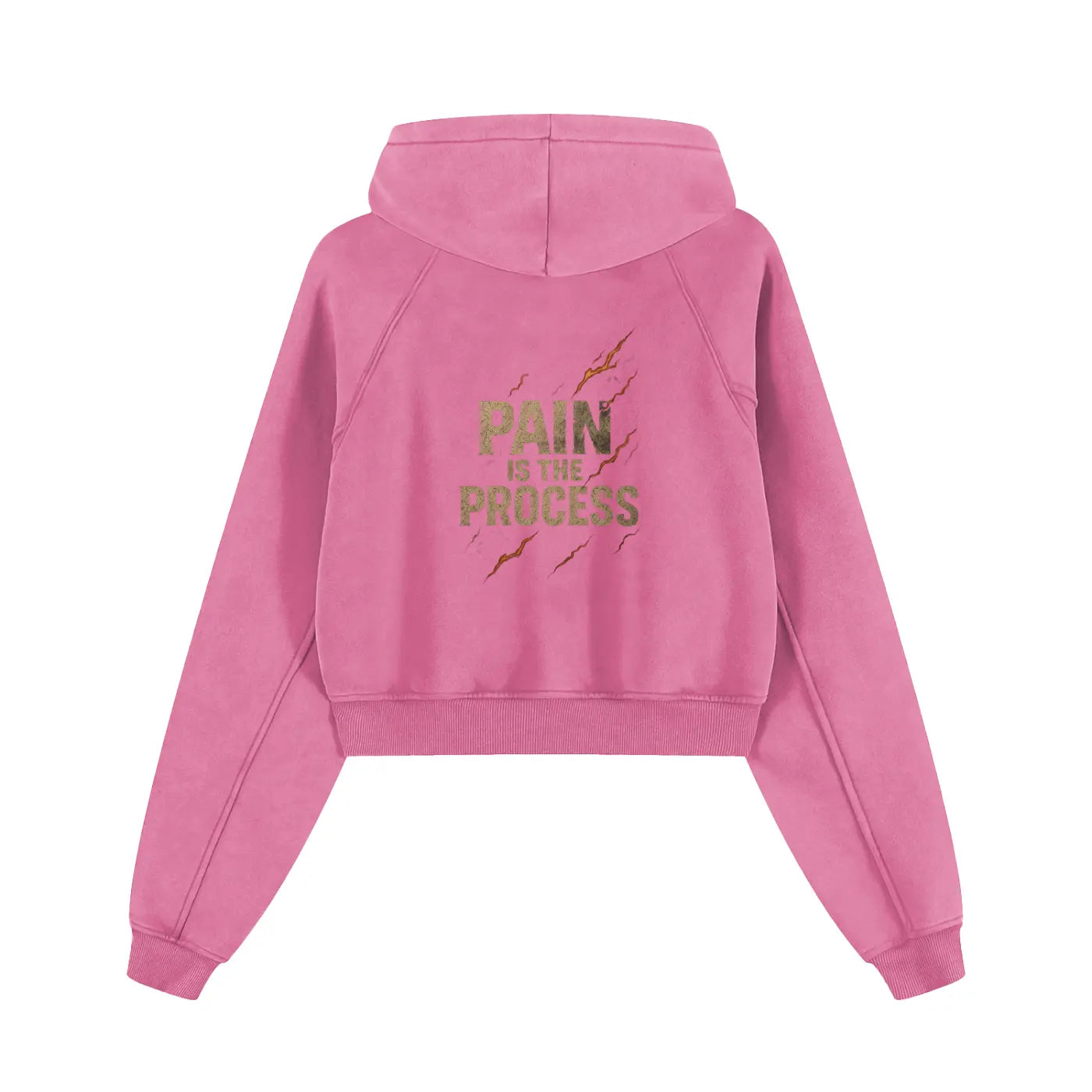 Snow Washed Cropped FLEX Hoodie.