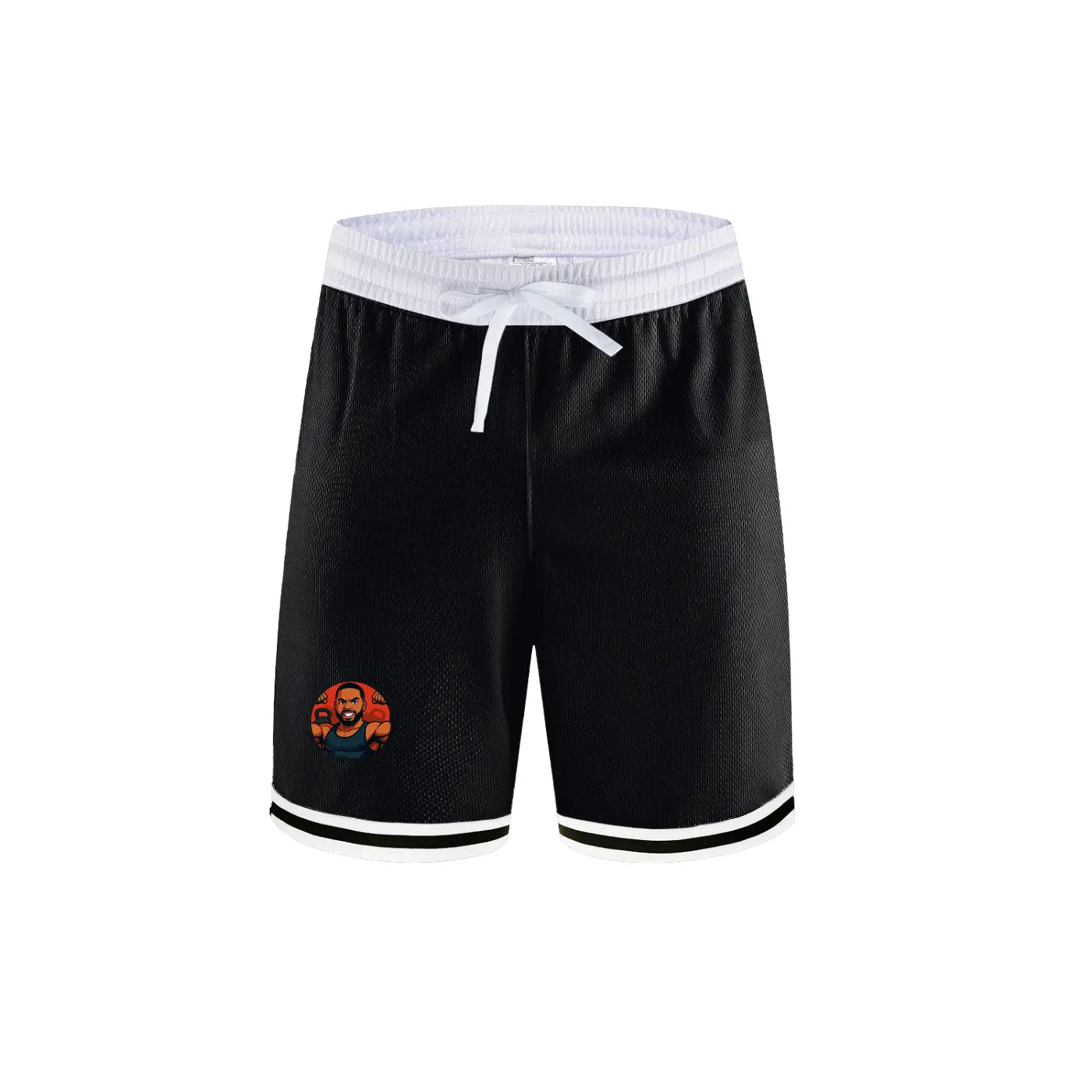 Classic Stripe Trim FLEX Basketball Shorts.