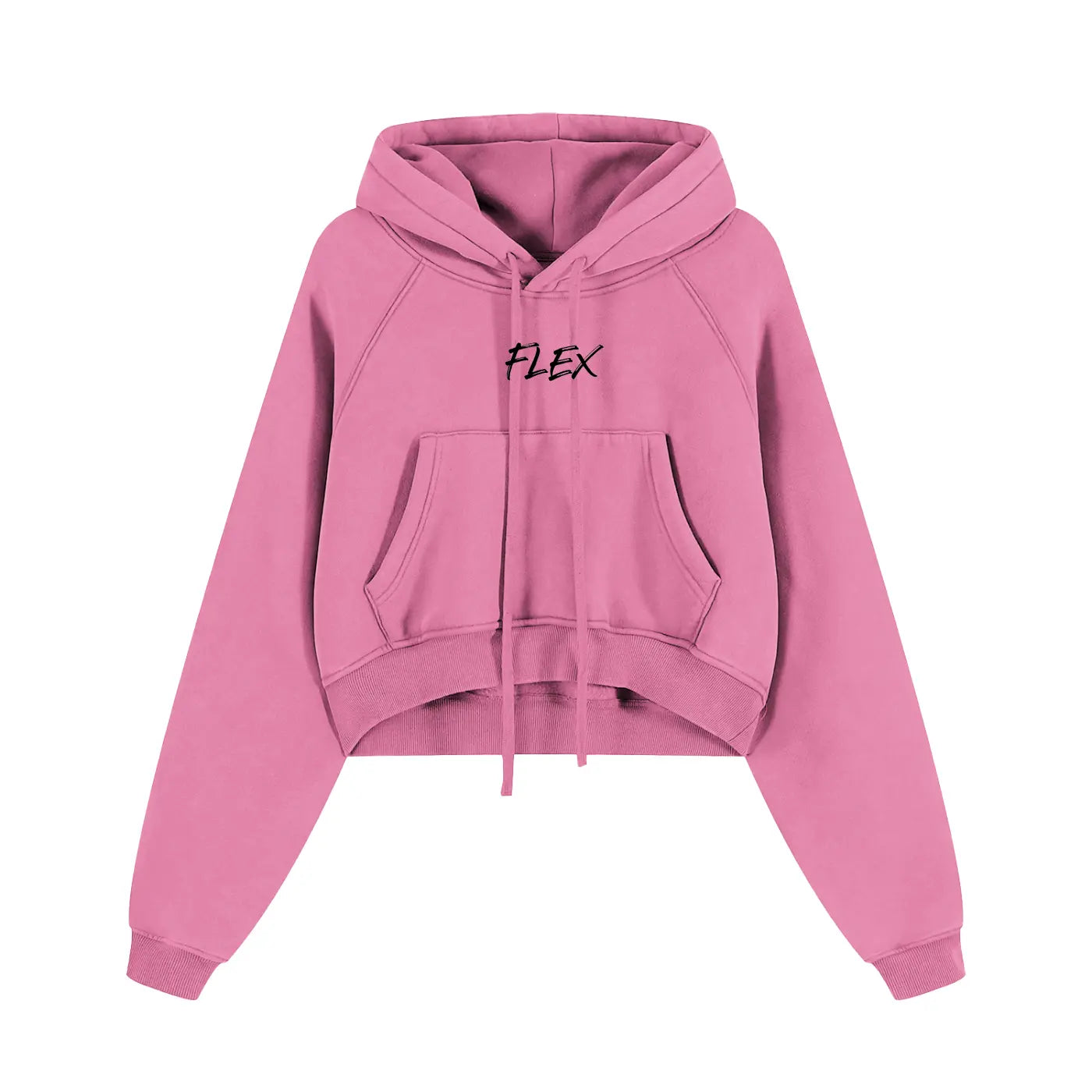 Snow Washed Cropped FLEX Hoodie.