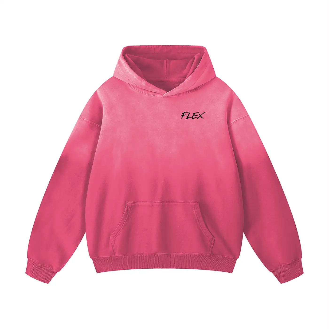 Heavyweight Sunfade Oversized FLEX Hoodie.
