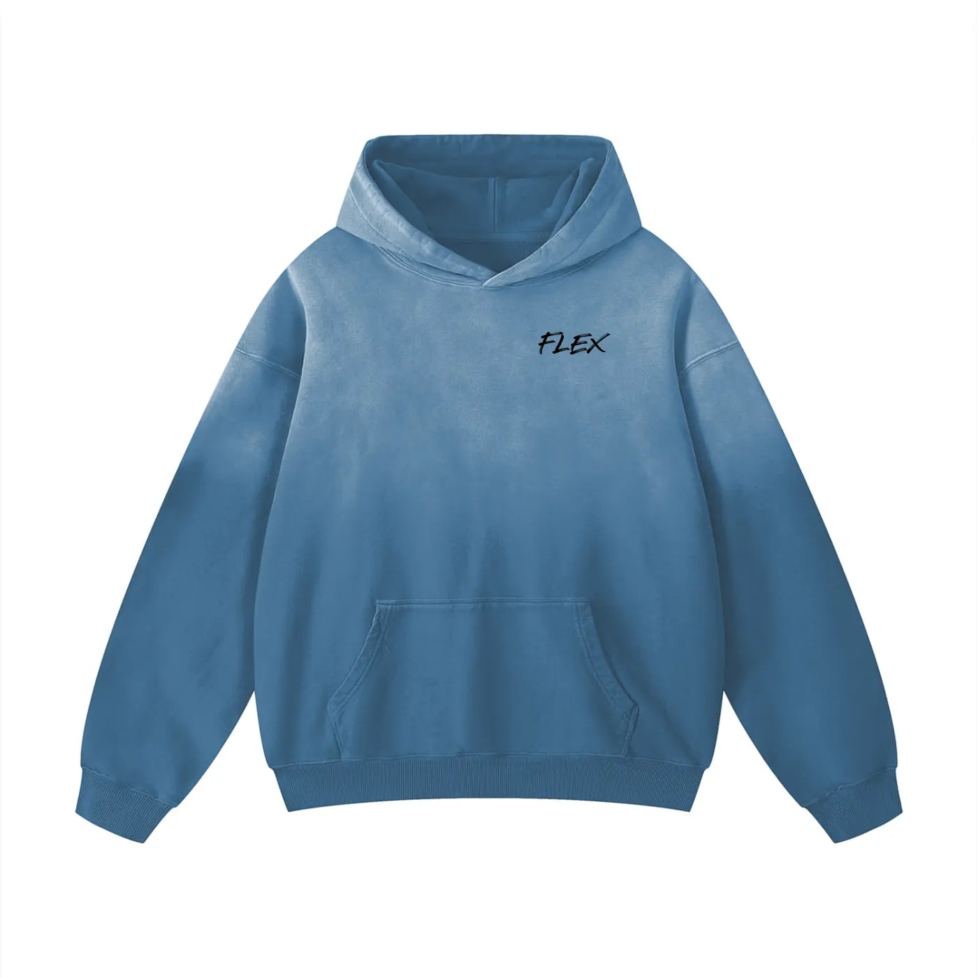 Heavyweight Sunfade Oversized FLEX Hoodie.