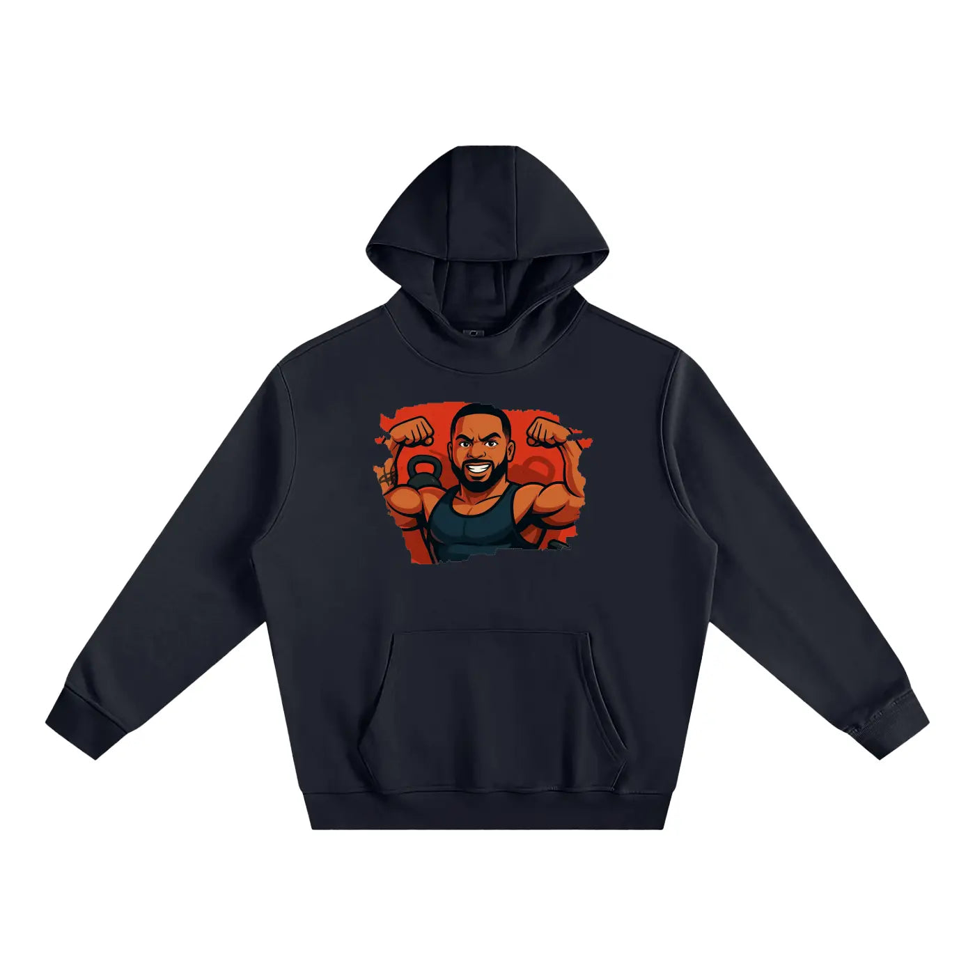 Fleeced High Neck FLEX Hoodie.