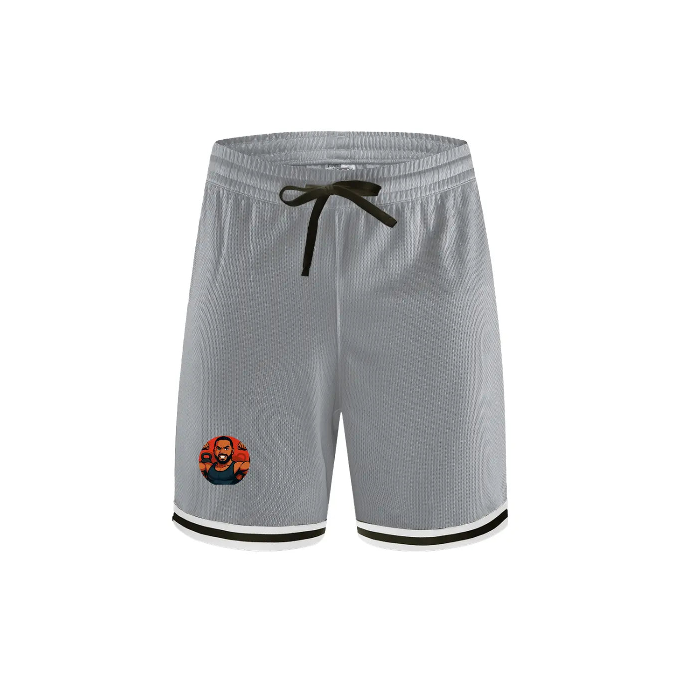 Classic Stripe Trim FLEX Basketball Shorts.