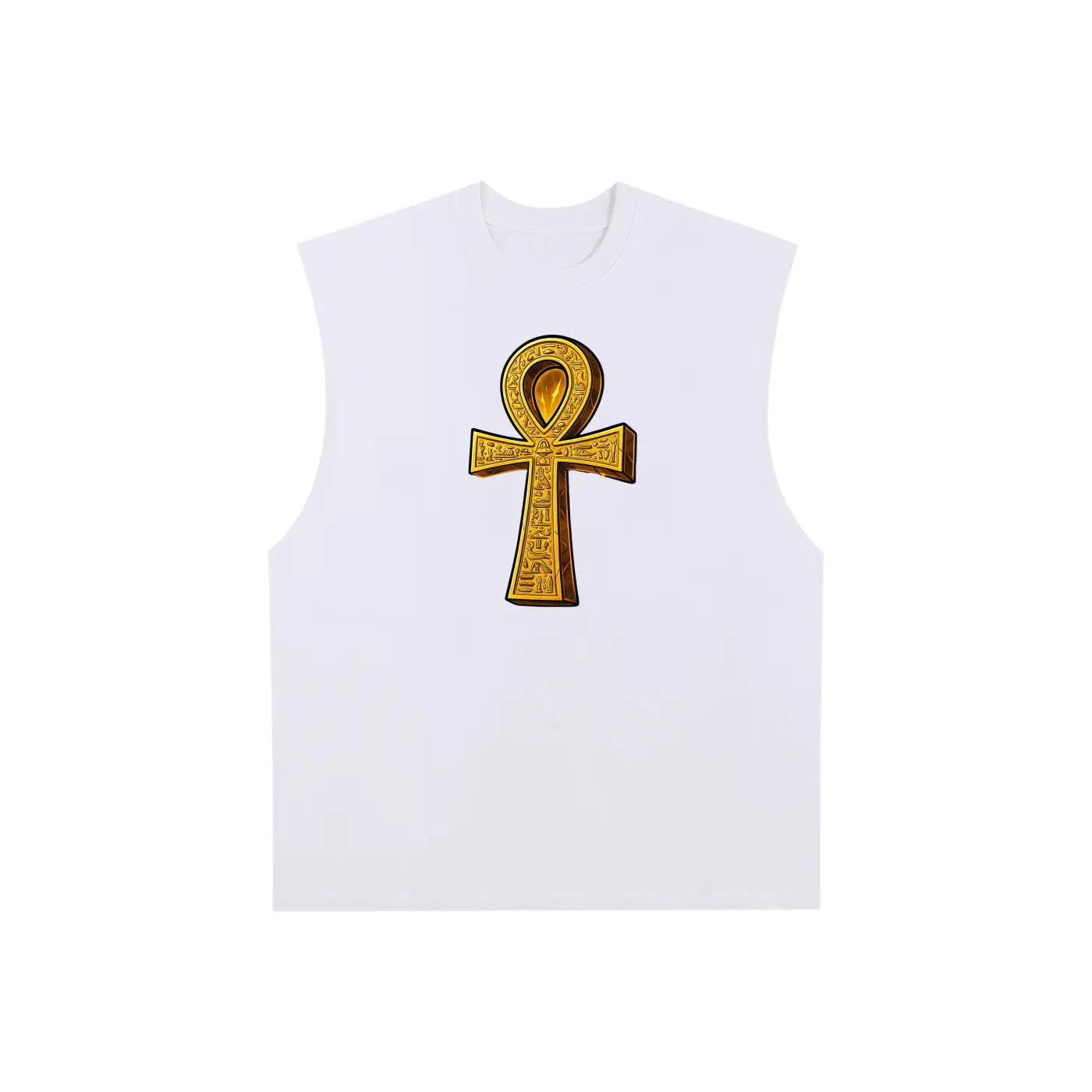 Raw Edge Cotton FLEX Tank Top.