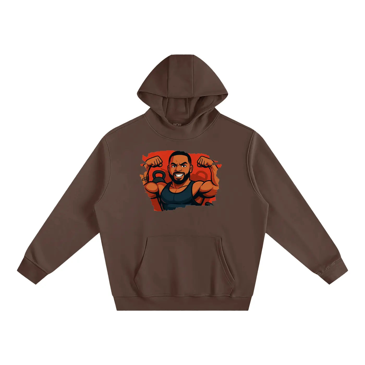 Fleeced High Neck FLEX Hoodie.