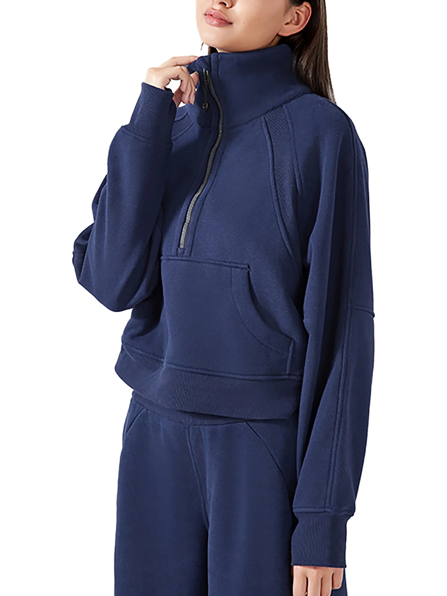 Cropped Half-Zip FLEX Sweatshirt.