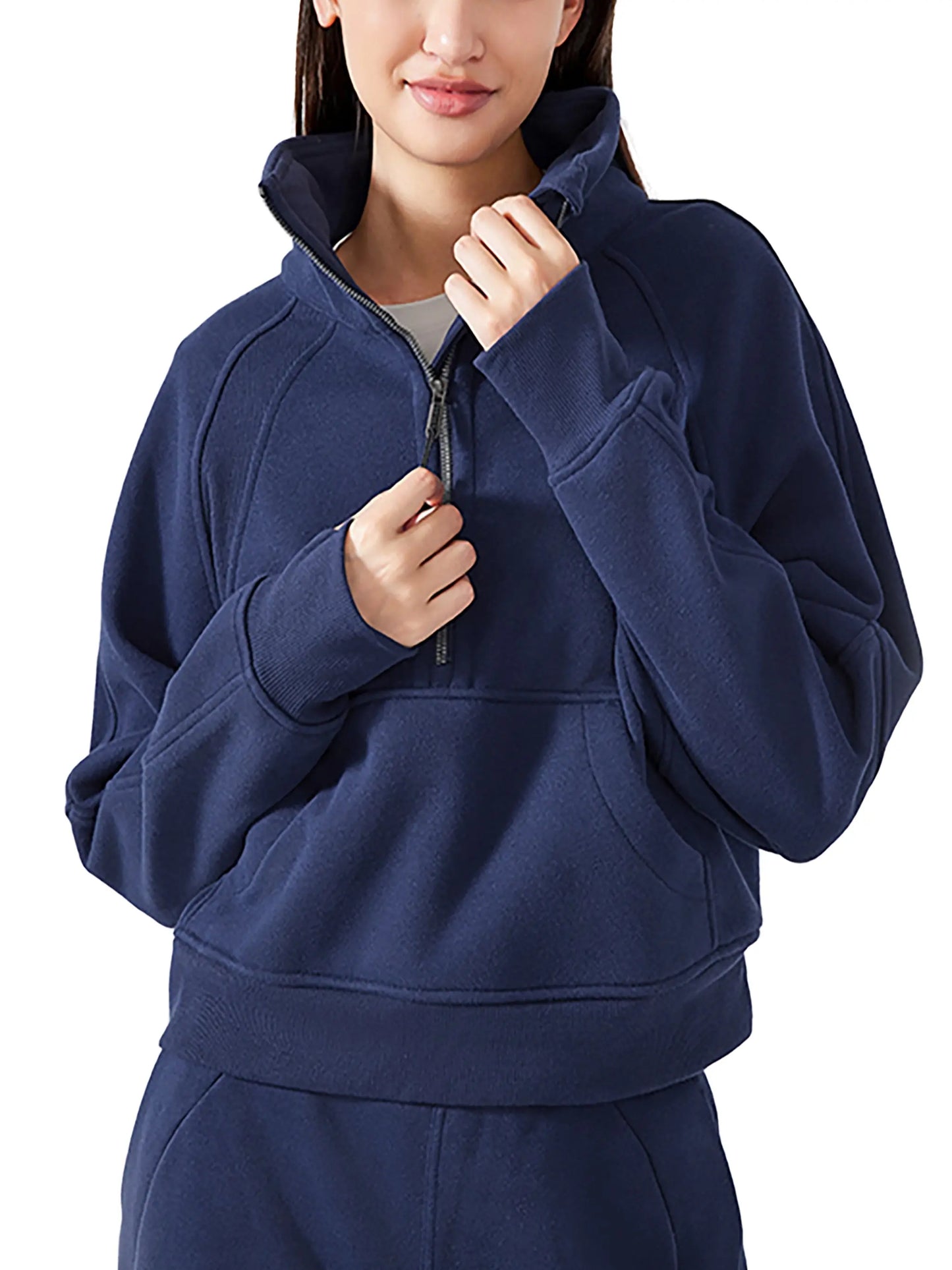 Cropped Half-Zip FLEX Sweatshirt.