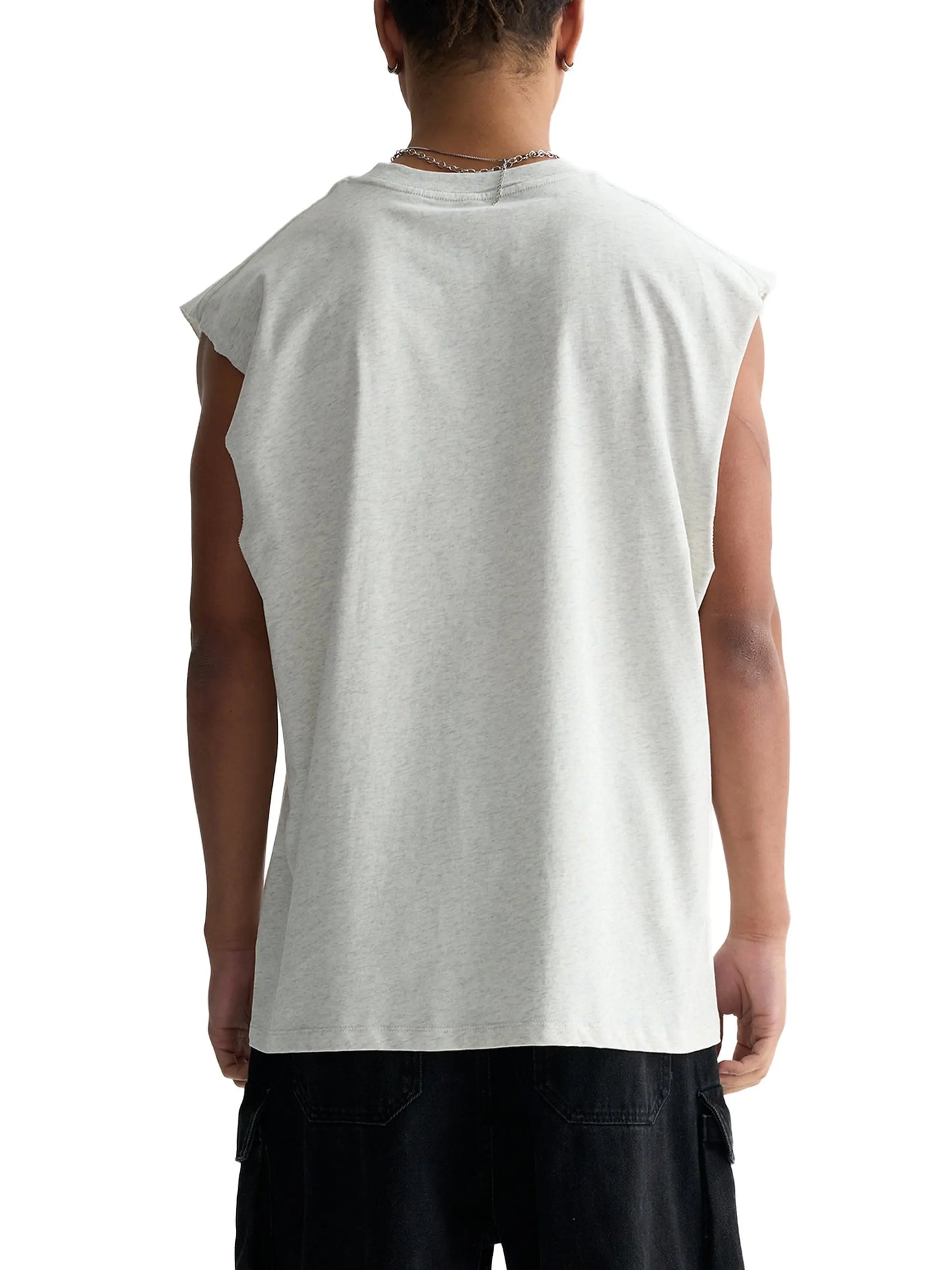 Raw Edge Cotton FLEX Tank Top.
