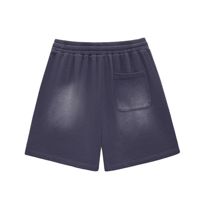 Sun Fade Raw Edge Cotton FLEX Shorts.