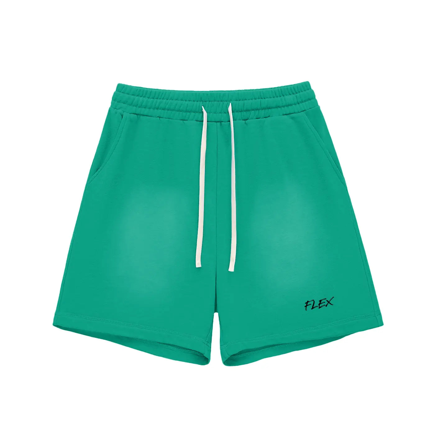 Sun Fade Raw Edge Cotton FLEX Shorts - FLEX
