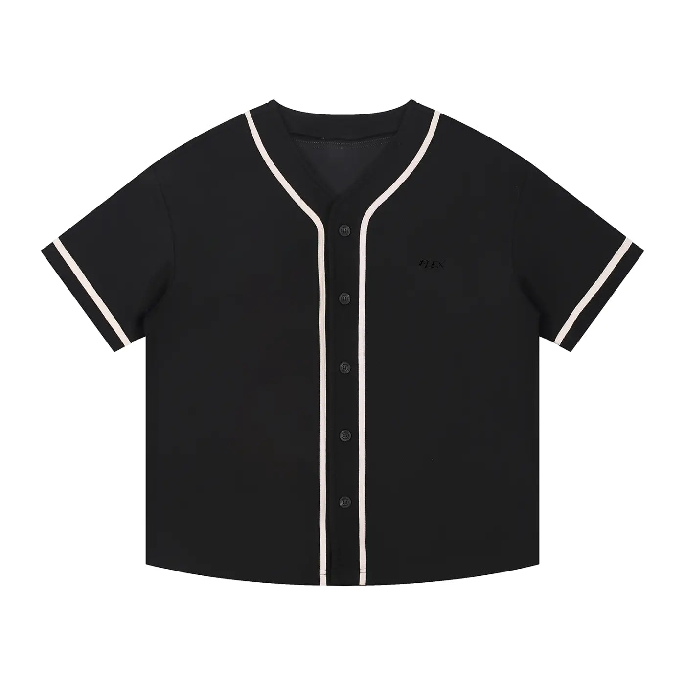 Contrast Piped Button-Up FLEX Jersey.