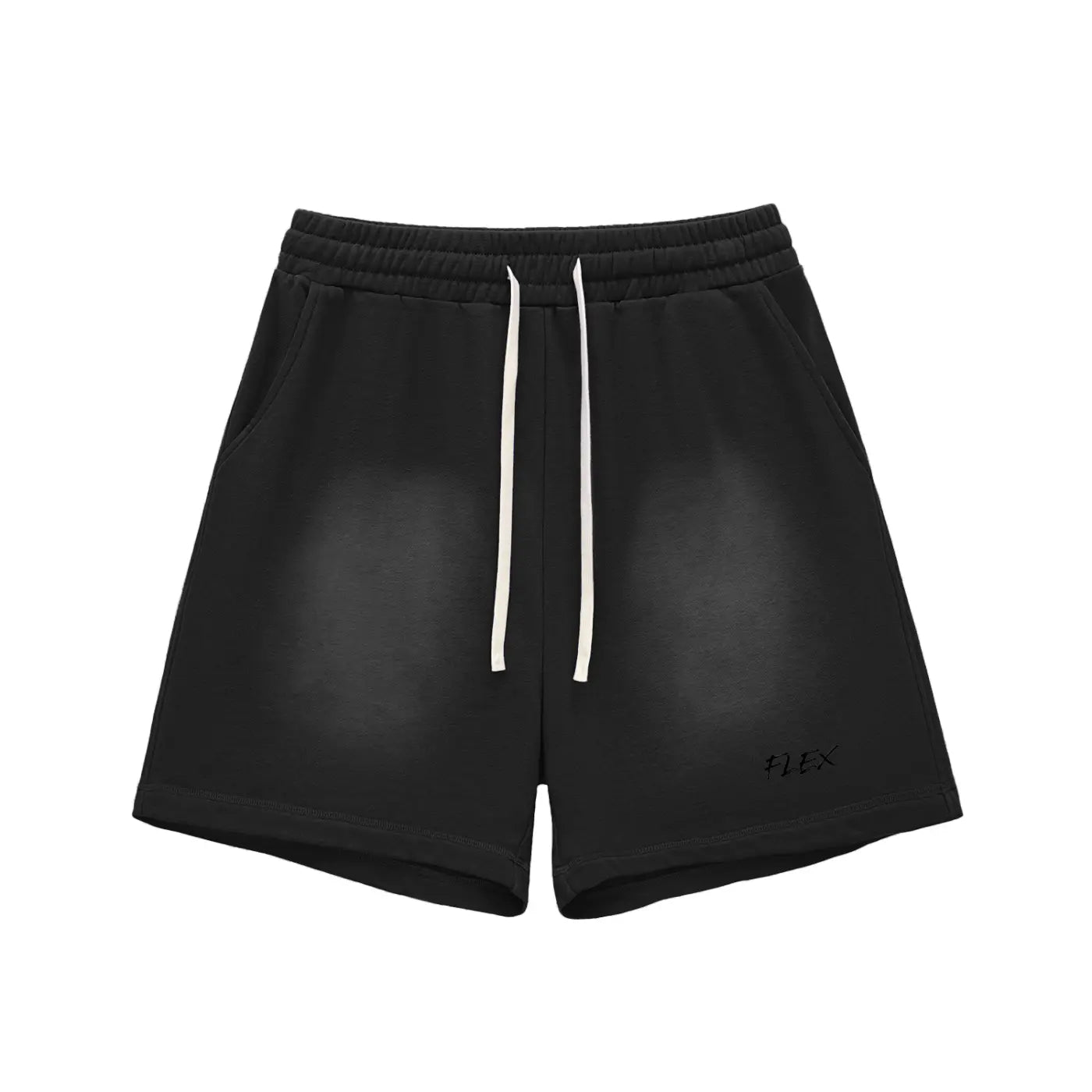 Sun Fade Raw Edge Cotton FLEX Shorts.