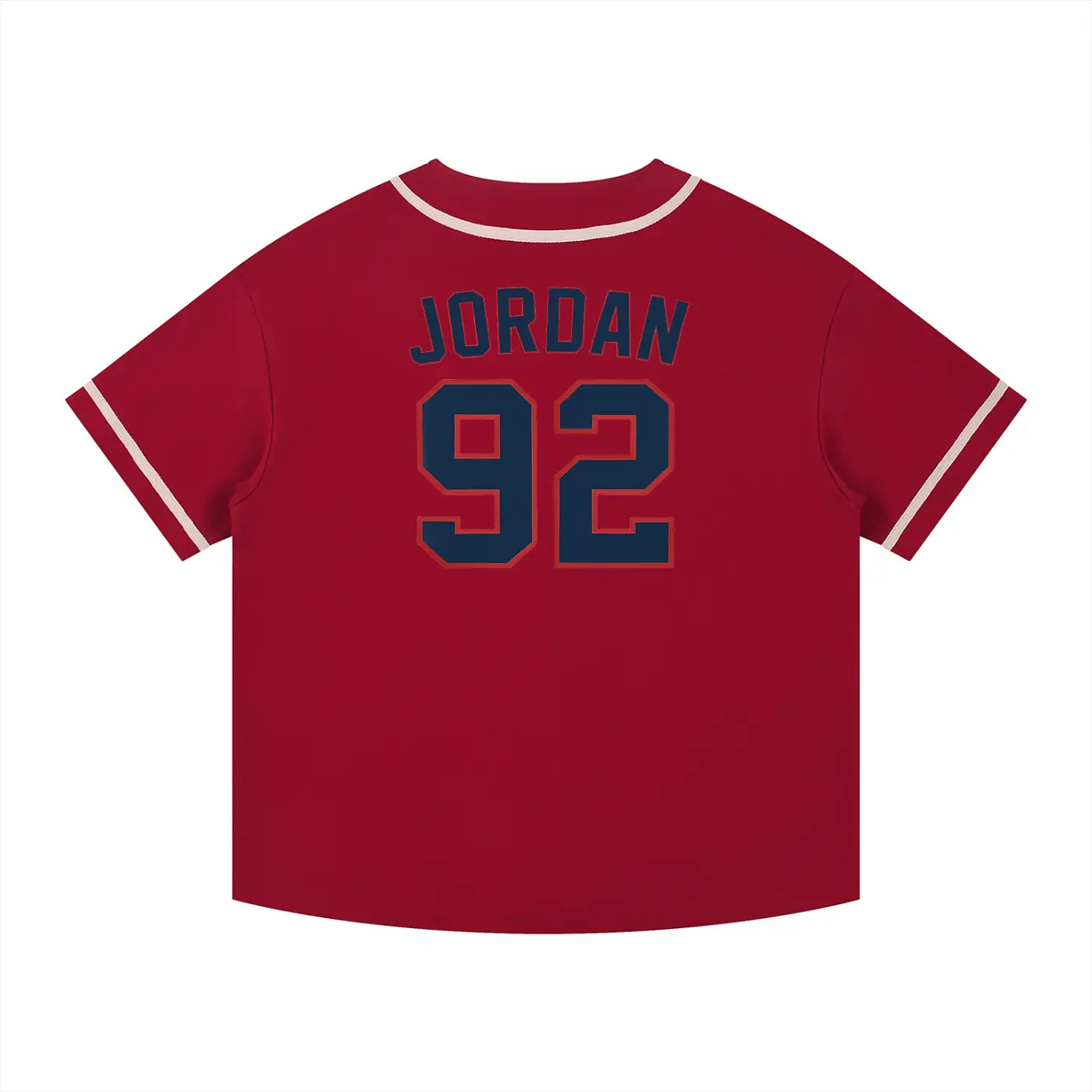 Contrast Piped Button-Up FLEX Jersey.