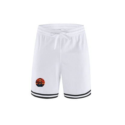 Classic Stripe Trim FLEX Basketball Shorts.