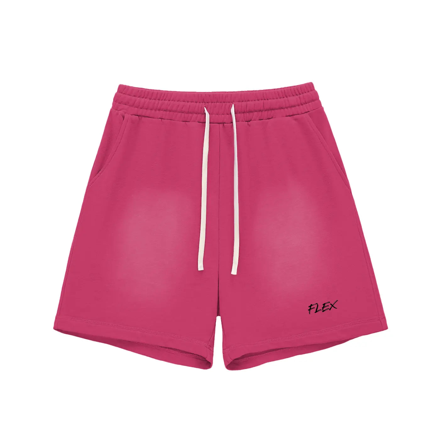 Sun Fade Raw Edge Cotton FLEX Shorts.