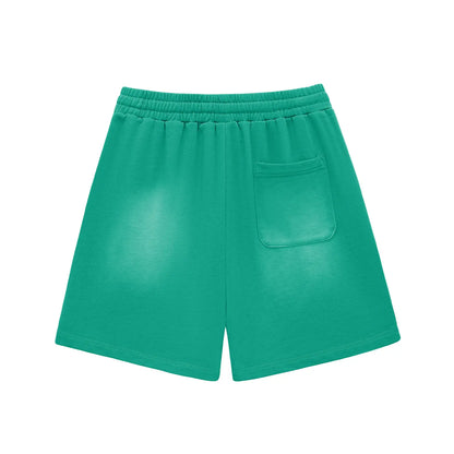 Sun Fade Raw Edge Cotton FLEX Shorts.