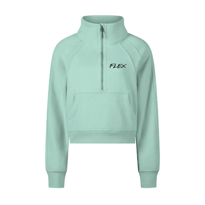 Cropped Half-Zip FLEX Sweatshirt.