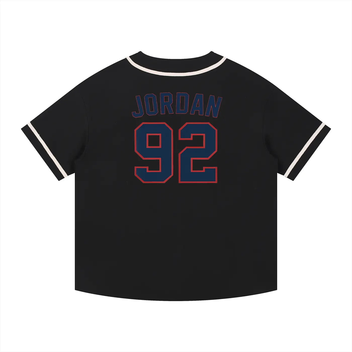 Contrast Piped Button-Up FLEX Jersey.