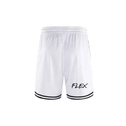 Classic Stripe Trim FLEX Basketball Shorts.