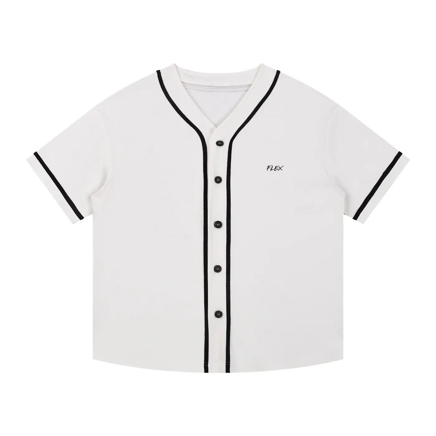 Contrast Piped Button-Up FLEX Jersey.