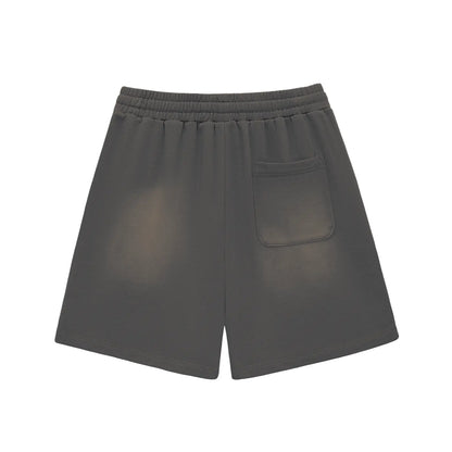 Sun Fade Raw Edge Cotton FLEX Shorts.