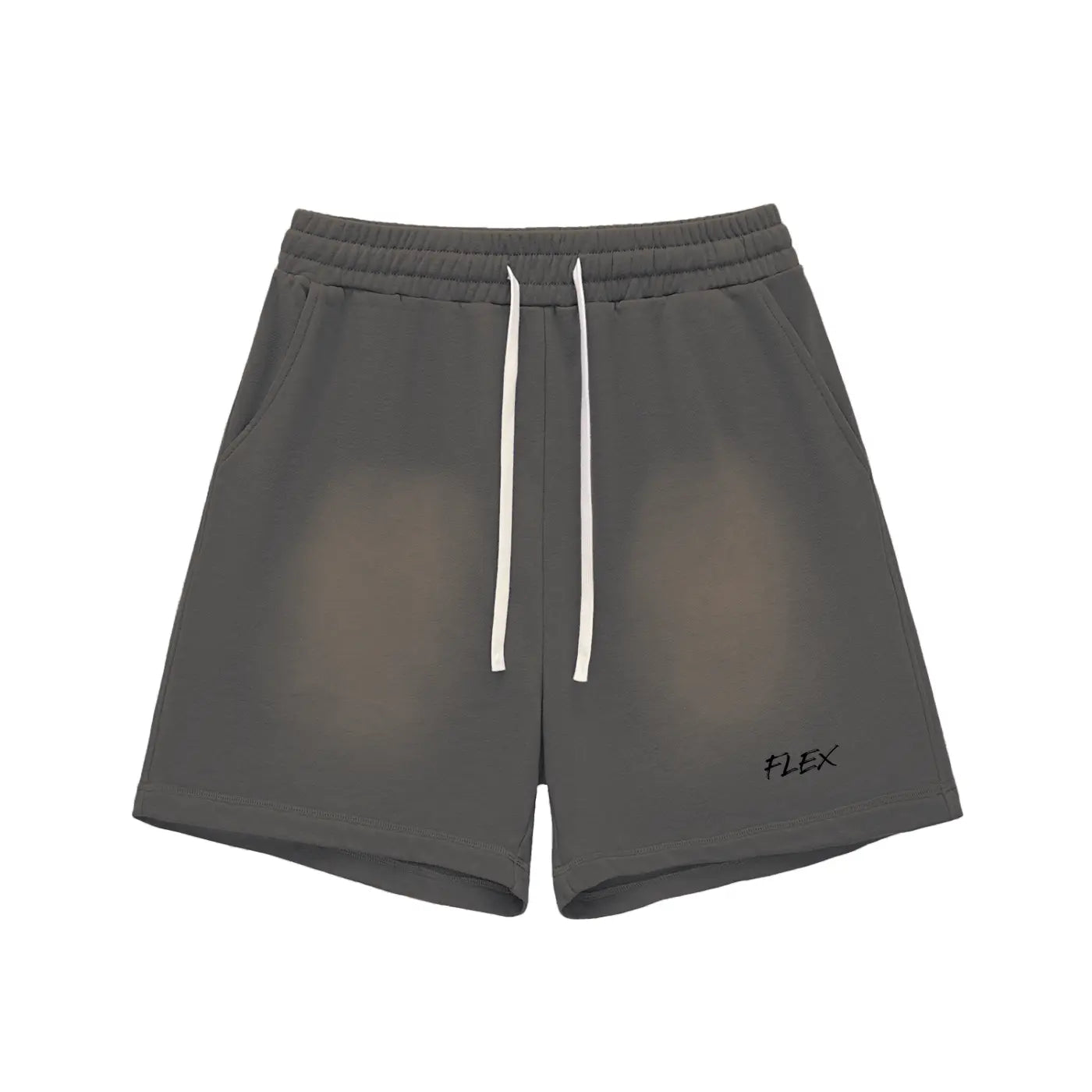 Sun Fade Raw Edge Cotton FLEX Shorts.