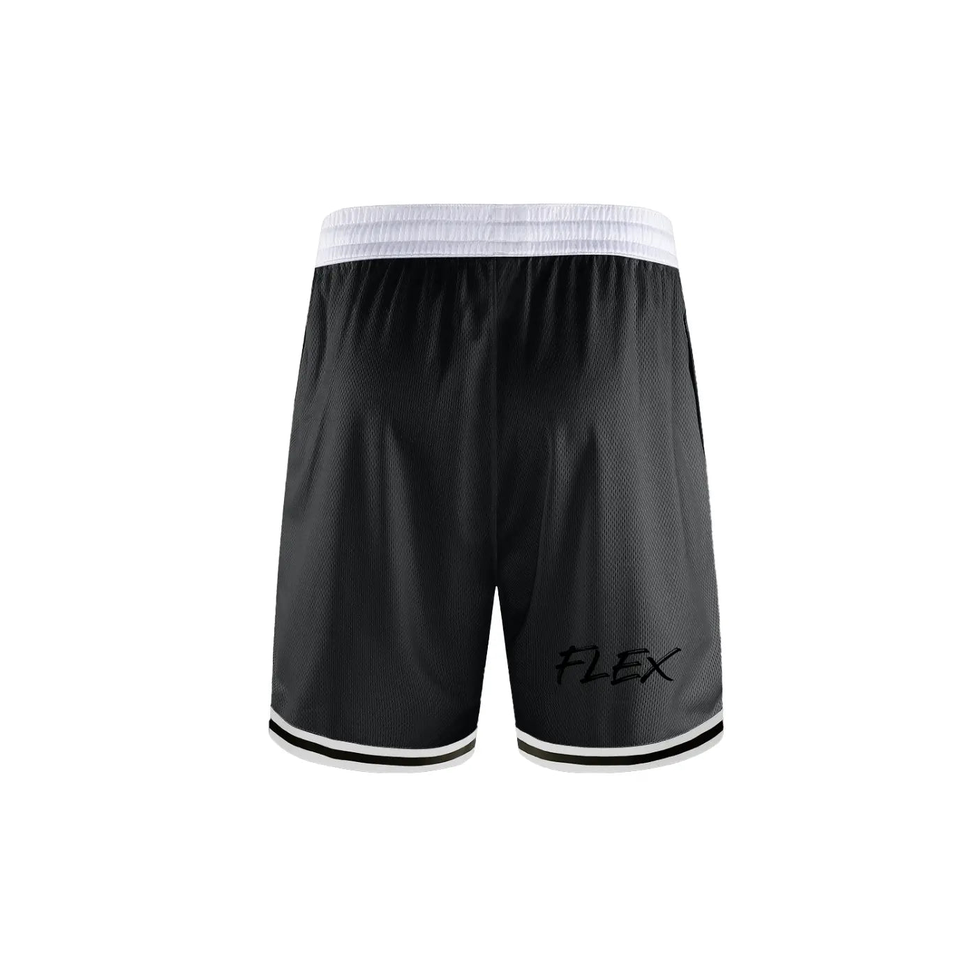 Classic Stripe Trim FLEX Basketball Shorts.