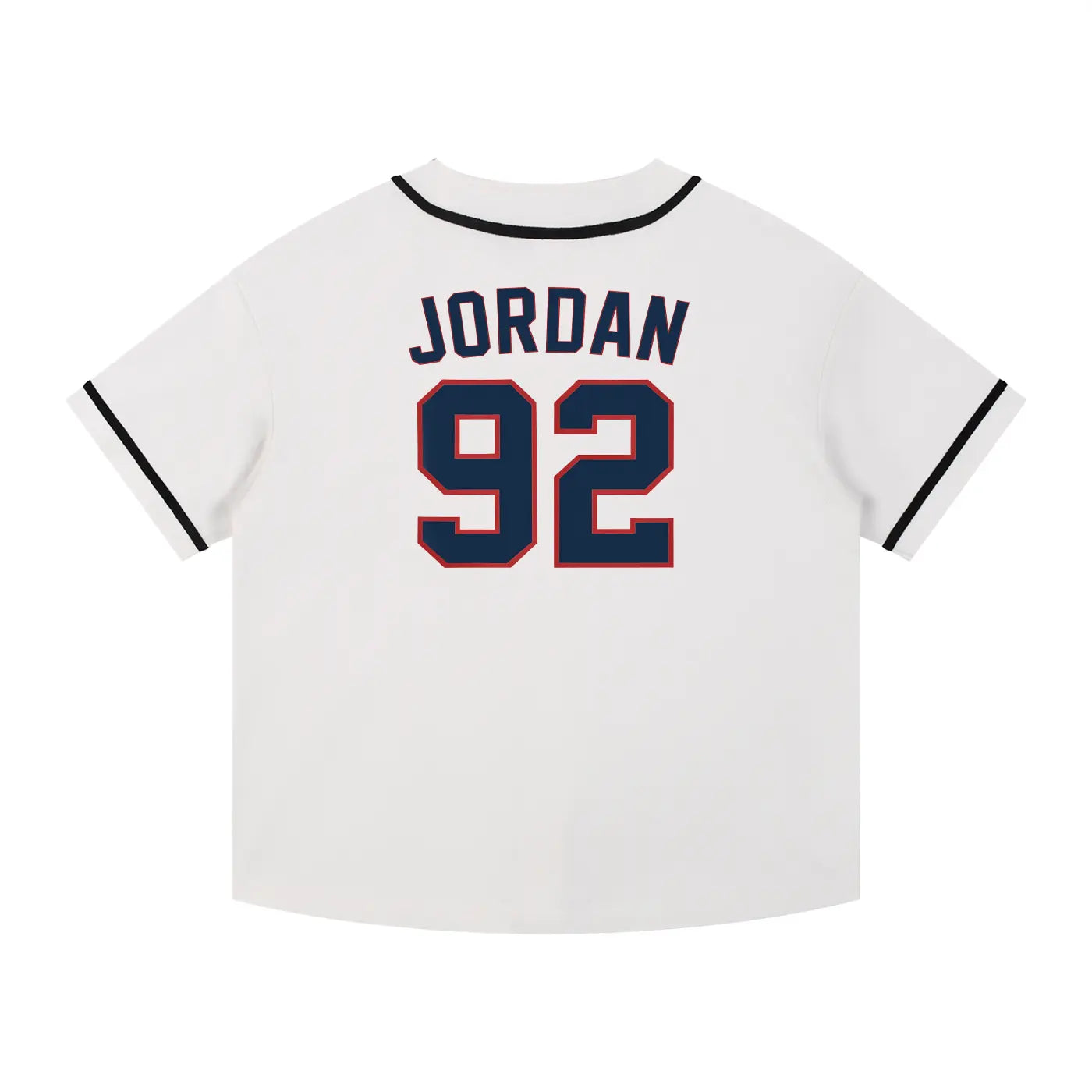 Contrast Piped Button-Up FLEX Jersey.