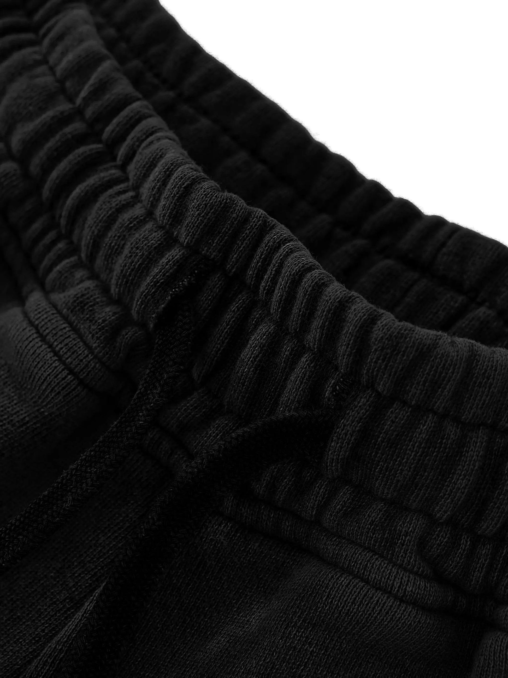 Snow Washed Raw Edge Drawstring FLEX Shorts.