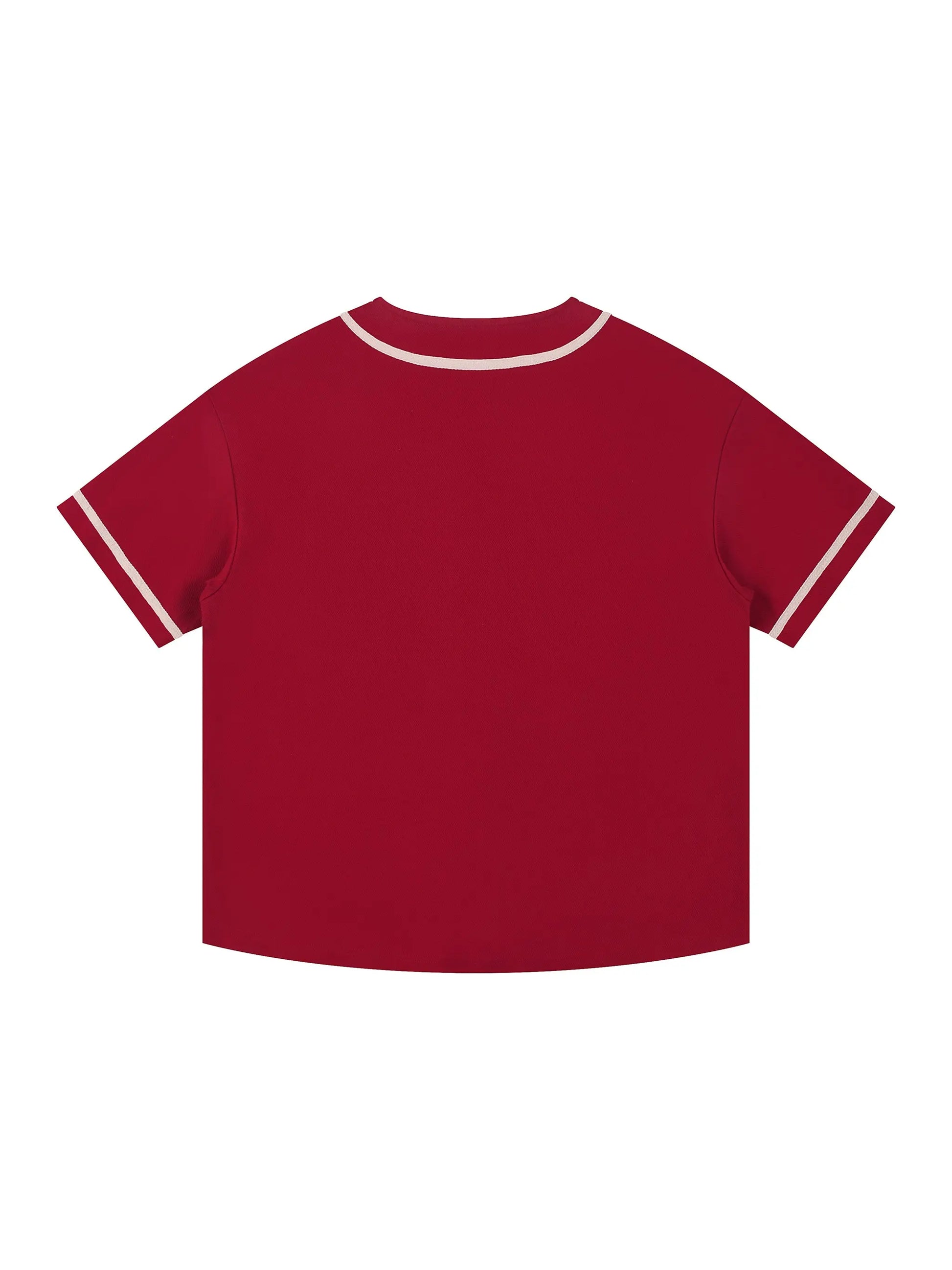 Contrast Piped Button-Up FLEX Jersey.