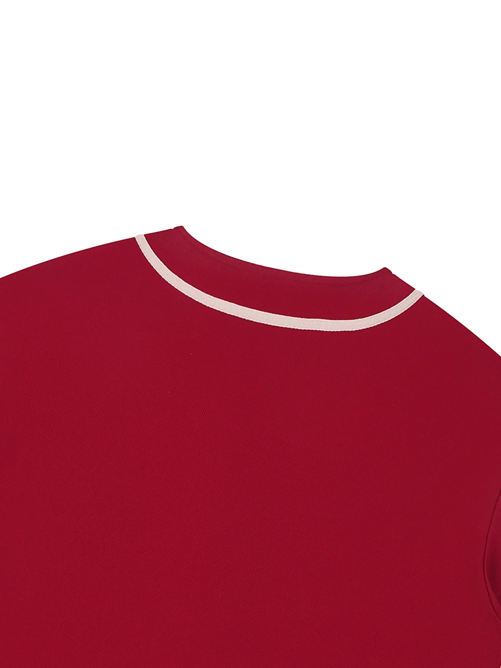 Contrast Piped Button-Up FLEX Jersey.