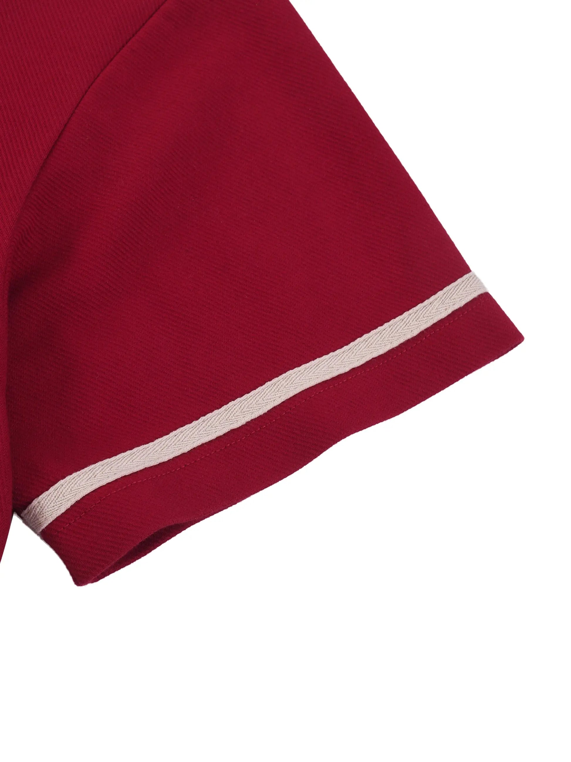 Contrast Piped Button-Up FLEX Jersey.